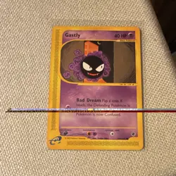 Pokemon Gastly Expedition Base Set Regular Common 109/165 40 HP English 2002 - Image 1