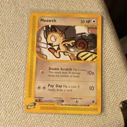 The Pokemon Company Meowth Expedition Base Set Common 121/165 50 HP - Image 1