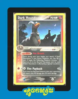 Pokemon Card Dark Houndoom 37/109 Team Rocket Returns Non Holo Uncommon - Image 1