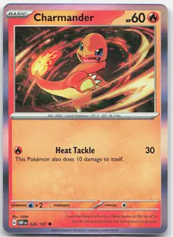 Charmander (Charizard ex Collection Box) 026/197 Holo Pokemon Holo LP - Image 1