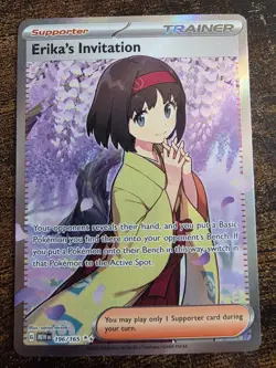 Pokemon Erika's Invitation Scarlet And Violet 151 196/165 - Image 1