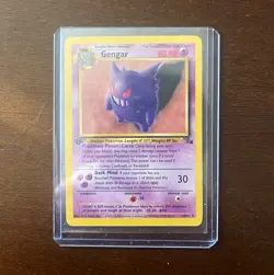 Wizards Pokemon TCG Gengar 20/62 Fossil 1999 English Rare Holo Holo - Image 1