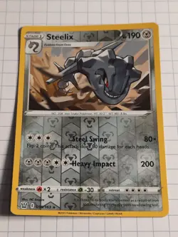 Pokemon TCG Steelix Sword & Shield - Battle Styles 099/163 Reverse Holo Holo - Image 1