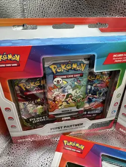 Pokemon First Partner Illustration Collection Series 2. X3. Factory Sealed - Image 2