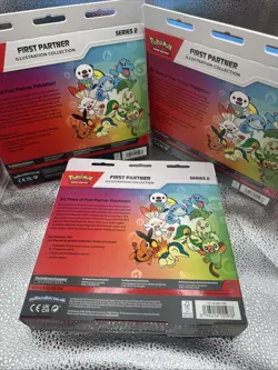 Pokemon First Partner Illustration Collection Series 2. X3. Factory Sealed - Image 5