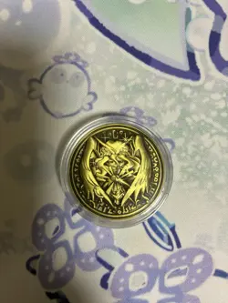 Yu-Gi-Oh! TCG YCS Gold Token Coin Honest - Image 1