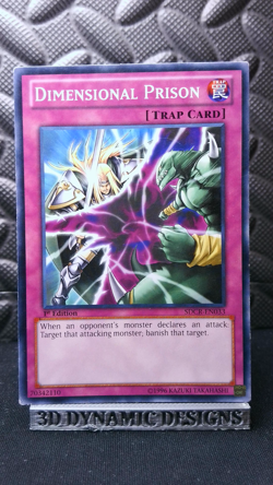| Yugioh Dimensional Prison SDCR-EN033 1st Edition Common LP 🔥 | - Image 1