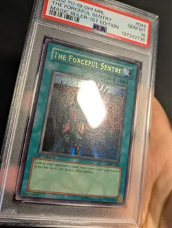 Yugioh The Forceful Sentry MRL-045 1st Edition Ultra Rare PSA 10 Gem Mint! - Image 3