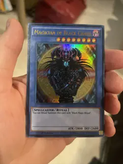 Yugioh - Magician of Black Chaos YGLD-ENC01 NM Unlimited Ultra Rare - Image 1