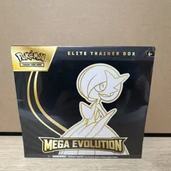 Pokemon TCG Mega Evolution Elite Trainer Box Booster English 2023 6+ 40 Cards - Image 1