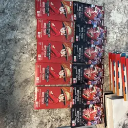 One Piece TCG Carrying On His Will & Time of Battle Sleeved Boosters Lot of 11 - Image 1