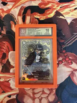 2025 One Piece Premium Japanese 2nd Anniversary Set Sabo #OP04-083 BGS 10 - Image 1