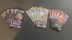 15x One Piece Card Game Japanese Booster Pack Lot OP14 OP16 EB04 Sealed Bandai - Image 1