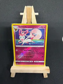 Sylveon 87/131 Reverse Holo Rare SM Forbidden Light Pokemon Card NM/LP - Image 1