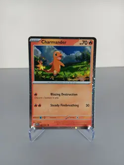 Charmander 007/091 Cosmos Holo Paldean Fates Pokemon Card NM - Image 1