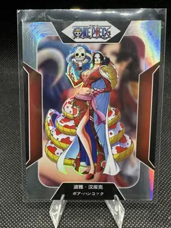 One Piece BOA HANCOCK 031 Waifu Anime Silver Refractor Trading Card - Image 1