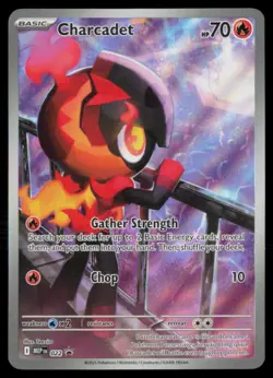 CHARCADET 022 ME: MEGA EVOLUTION PROMO HOLO POKEMON CARD NEAR MINT - Image 1