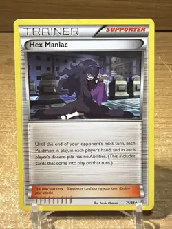Hex Maniac - 75/98 - Pokemon Ancient Origins XY Non-Holo Rare Card LP - Image 1