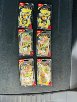 Pokemon TCG Promo Cards Sealed Pack Lot 6-Pack English Age 6+ Pikachu - Image 1
