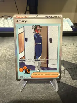 Pokemon TCG Amarys SIR 170/131 Trainer Card - Image 1