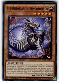 x1 Mementotlan Tatsunootoshigo - MP25-EN294 - Ultra Rare - 1st Edition Yu-Gi-Oh! - Image 1