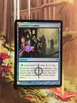 Tezzeret's Gambit - Foil MTG New Phyrexia NM - Image 1