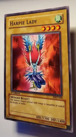Yu-Gi-Oh! Harpie Lady (Original Artwork) MRD-008 Metal Raiders (2002) 1st Ed. - Image 4