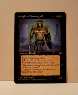 Knight of Stromgald. Ice Age MTG. - Image 1
