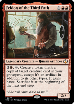 Feldon of the Third Path [March of the Machine Commander] Magic MTG - Image 1