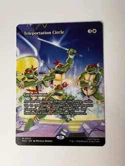 Teenage Mutant Ninja Turtles Teleportation Circle Enchantment Rare White 0002 - Image 2