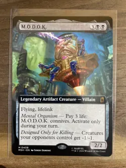 M.O.D.O.K. (Extended Art) 408 Mythic Marvel Super Heroes Magic: The Gathering - Image 1