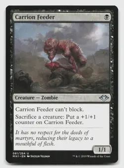 Carrion Feeder 81 Uncommon Modern Horizons Magic: The Gathering Near Mint - Image 1
