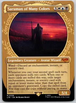 Saruman of Many Colors (Showcase) 328 Universes Beyond: LOTR MTG LP - Image 1