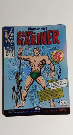 Namor the Sub-Mariner (Borderless) (0391) Marvel Super Heroes Foil - Image 1