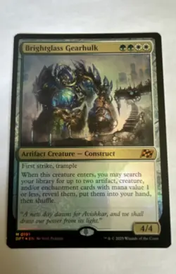 Brightglass Gearhulk Aetherdrift Foil MTG - Image 1