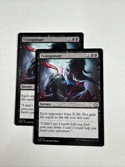 X2 Exsanguinate - NM Regular #173 Foundations - MTG - Image 1