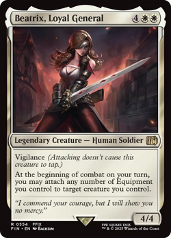 Beatrix, Loyal General Magic: The Gathering FINAL FANTASY 554 - Image 1
