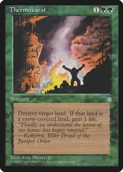 Thermokarst - MtG Ice Age - Uncommon NM 1995 - Image 1