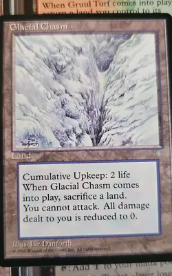 Magic the Gathering Glacial Chasm Ice Age Regular - Image 1