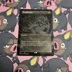 Thoughtseize Junji Ito Etched Foil Secret Lair Mtg Magic The Gathering NM - Image 1