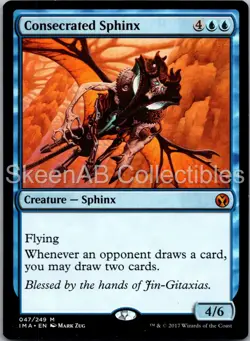 MTG SkeenAB Consecrated Sphinx Iconic Masters LP - Image 1