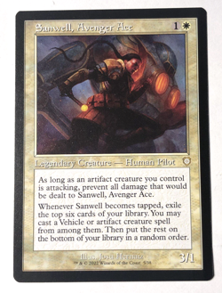 Sanwell, Avenger Ace 5/38 Brothers' War Commander MTG Magic the Gathering NM - Image 1