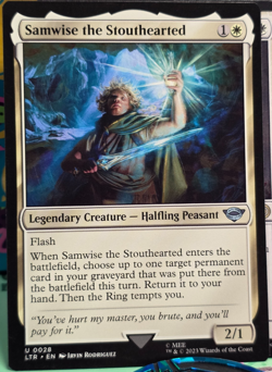 Samwise the Stouthearted 28 The Lord of the Rings MTG NM - Image 1