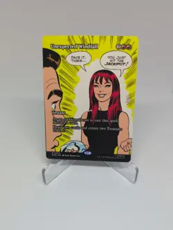 MTG Unexpected Windfall - Marvel Spiderman M 0029 - Comic Borderless - Free P&P - Image 1