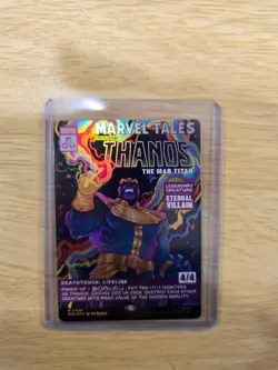MTG - Thanos The Mad Titan - Borderless - Foil - 0400 - Marvel Super Heroes - Image 2
