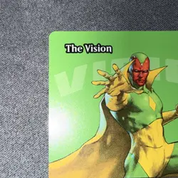 MTG The Vision (Borderless) FOIL - 0379 - Marvel Super Heroes (MSH) - Image 3