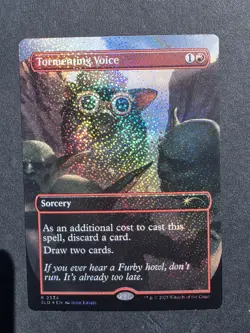 MTG Tormenting Voice (Confetti Foil) Secret Lair x Furby 2334 NM - Image 1