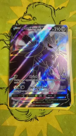 Corviknight V 156/163 Ultra Rare Battle Styles Pokemon Holo Near Mint - Image 1
