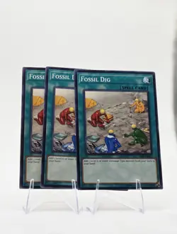 3x Fossil Dig - SR04-EN022 (Common) Unlimited Edition - NM - Yu-Gi-Oh - Image 1