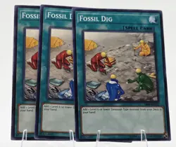 3x Fossil Dig - SR04-EN022 (Common) Unlimited Edition - NM - Yu-Gi-Oh - Image 2